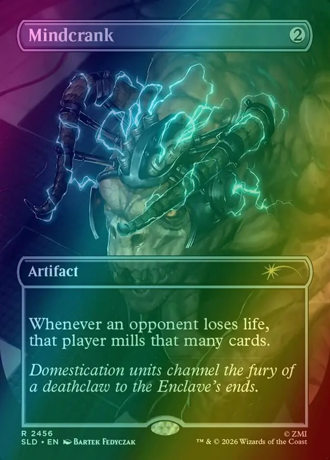 Mindcrank [2456] [Borderless] [Fallout: Rad] [Secret Lair Drop] [Foil]