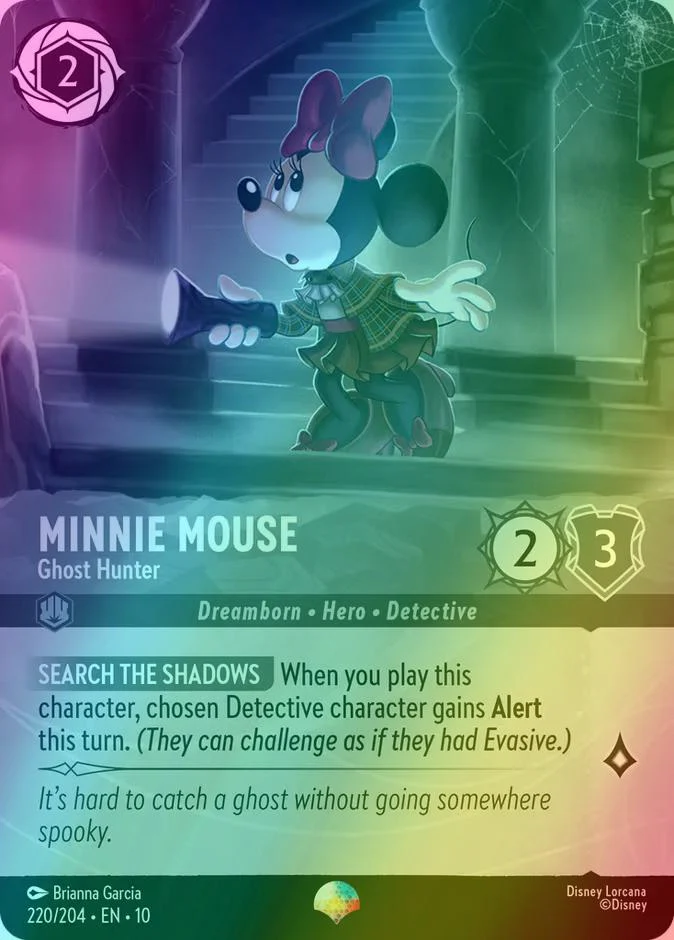 Minnie Mouse - Ghost Hunter (Epic) - 220/204 [Whispers in the Well] [Holofoil]