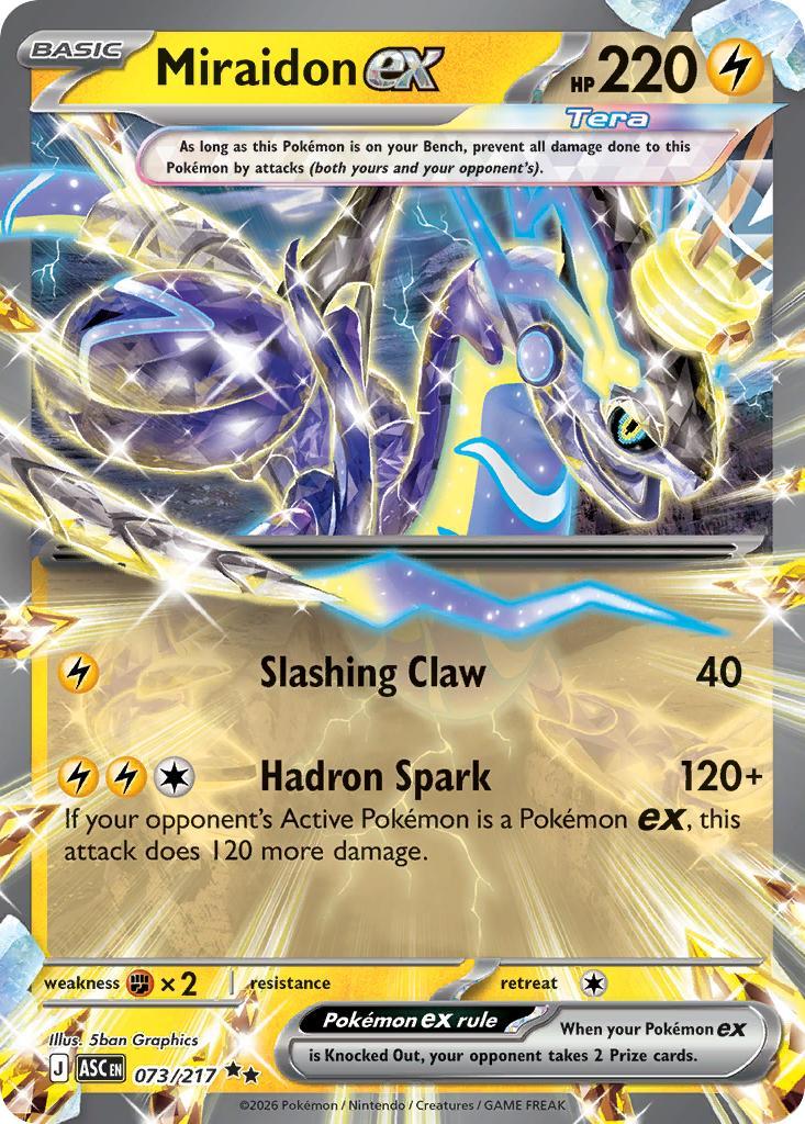 Miraidon ex - 073/217 - Double Rare [me025-073] [Ultra]