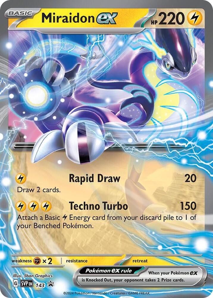 Miraidon ex - 143 - Promo [svp-143] [Ultra]