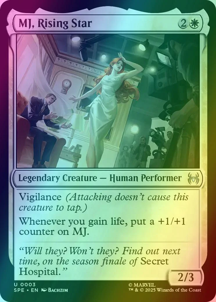 MJ, Rising Star [3] [Marvel's Spider-Man Eternal] [Foil]