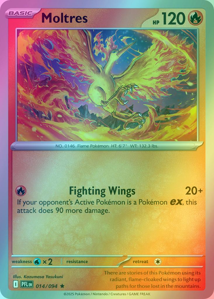 Moltres - 014/094 - Rare [me02-014] [Reverse Holo]