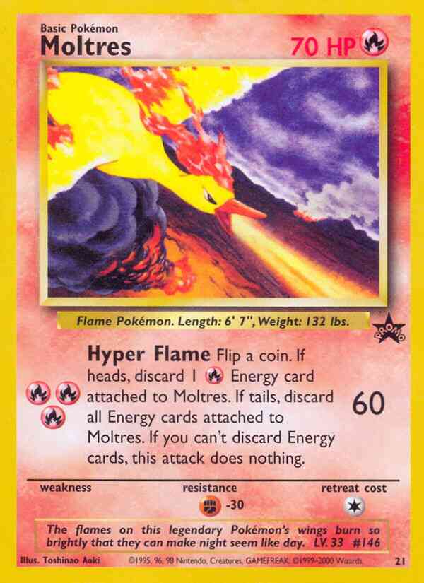 Moltres - 21/53 - Promo [basep-21] [Non-Holo]