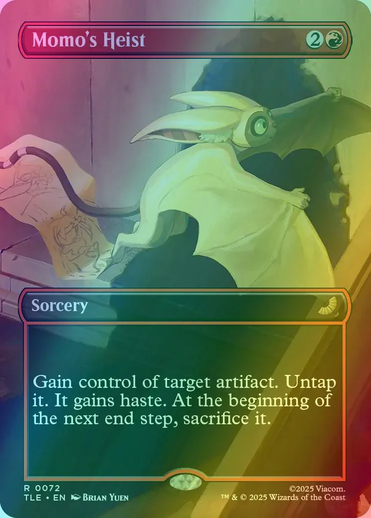 Momo's Heist [72] [Borderless] [Scene] [Avatar: The Last Airbender Eternal] [Foil]