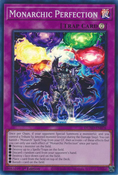 Monarchic Perfection - DUAD-EN076 - Super Rare - 1st Edition