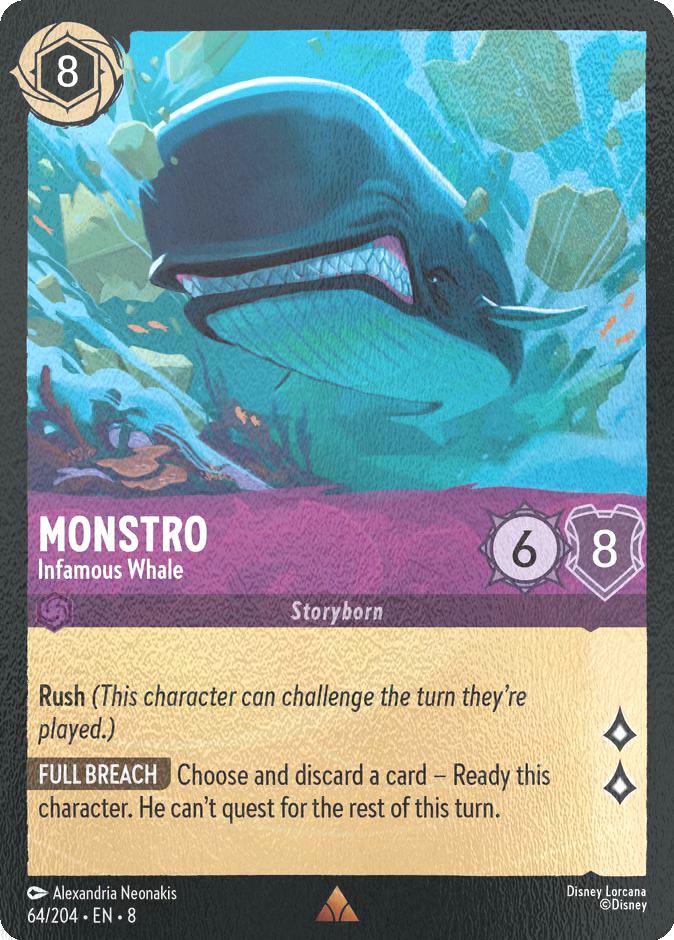 Monstro - Infamous Whale - 64/204 [Reign of Jafar] [Cold Foil]