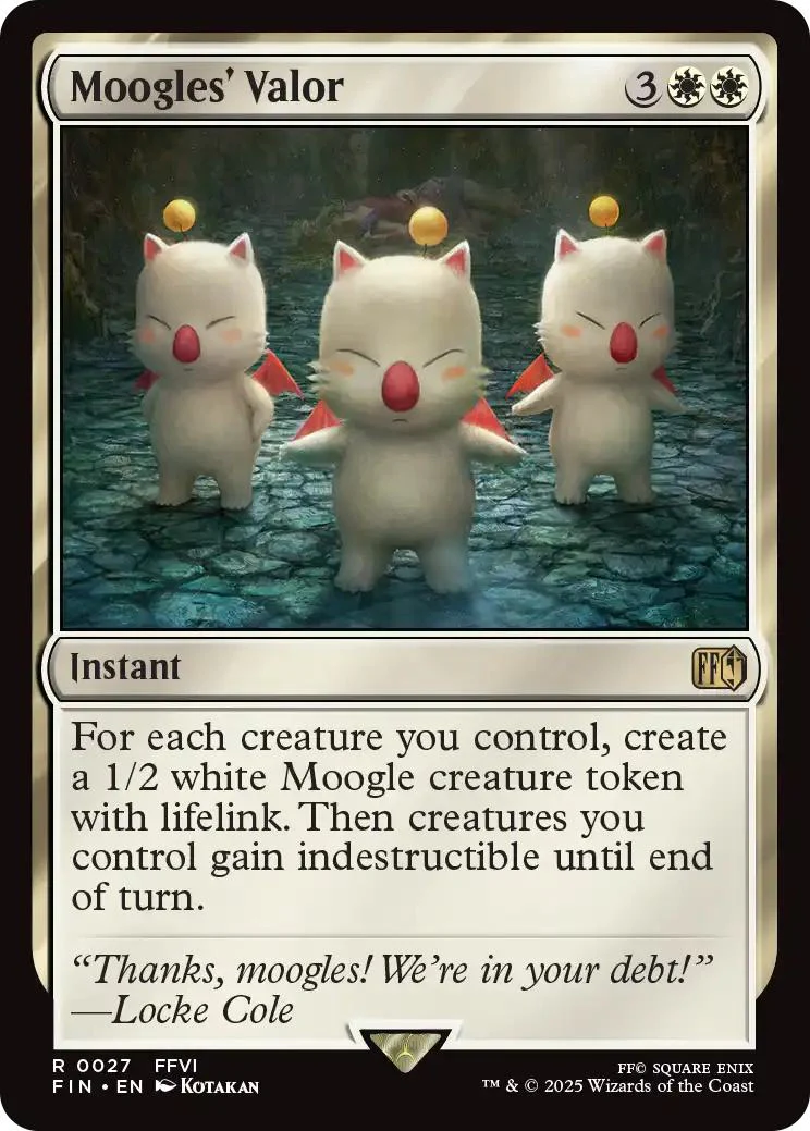 Moogles' Valor [27] [FINAL FANTASY] [Non-Foil]