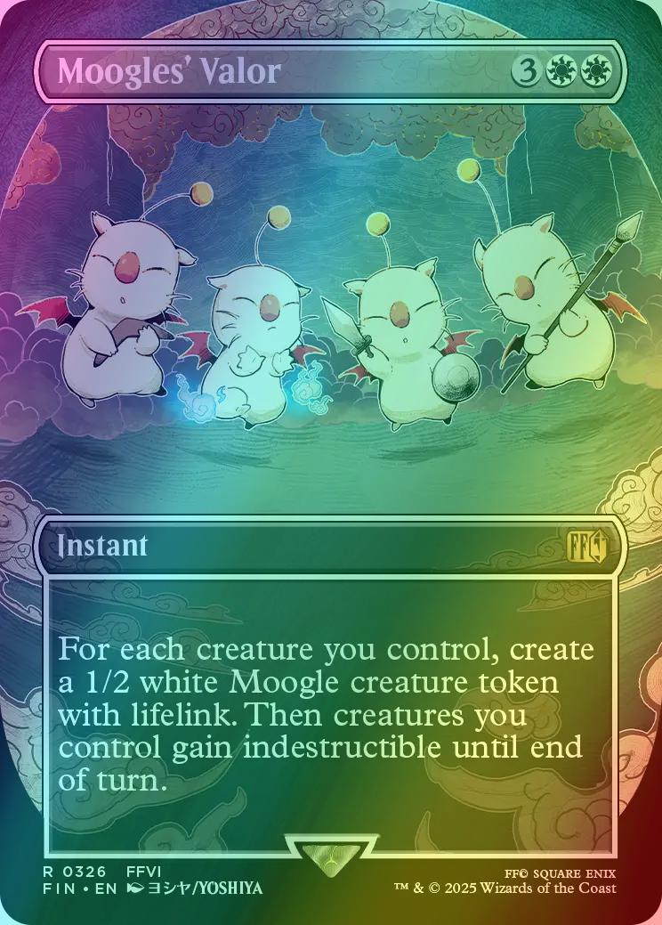 Moogles' Valor [326] [Borderless] [FINAL FANTASY] [Foil]