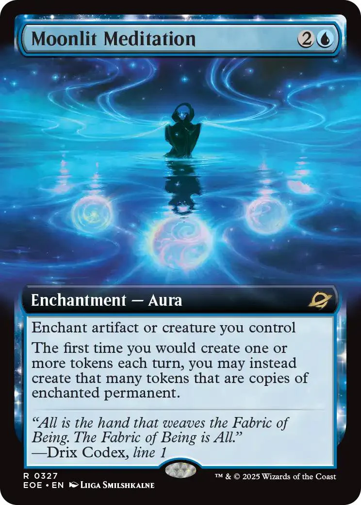Moonlit Meditation [327] [Extended Art] [Edge of Eternities] [Non-Foil]