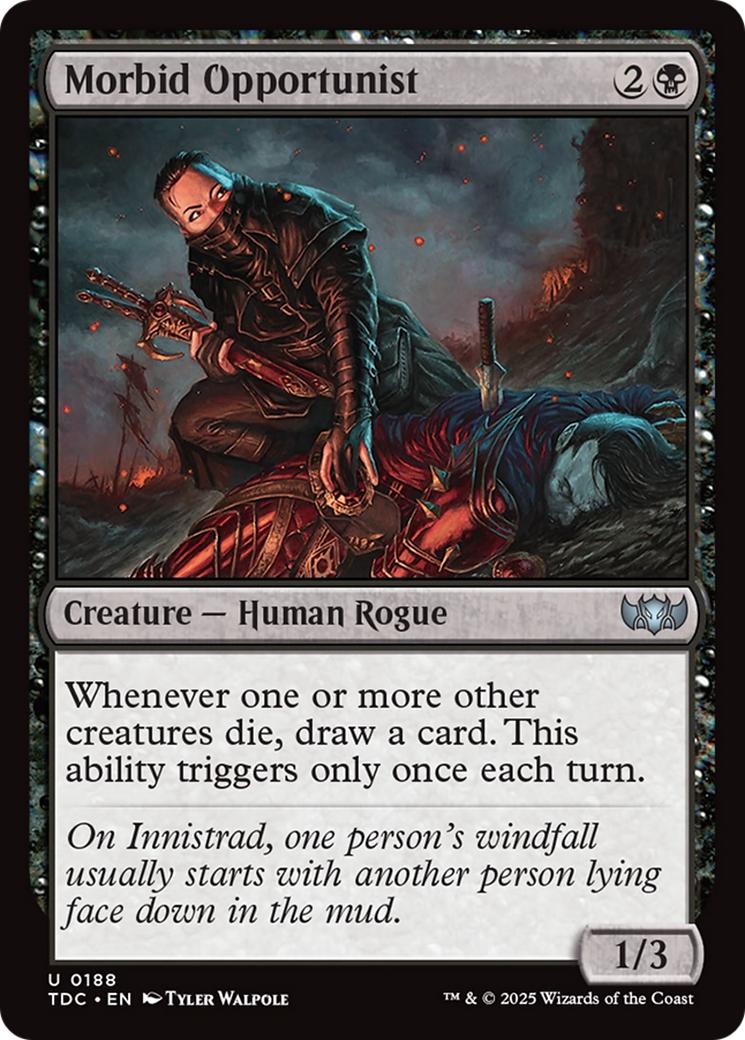Morbid Opportunist [188] [Tarkir: Dragonstorm: Commander] [Non-Foil]