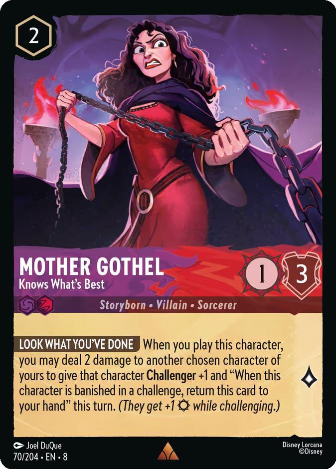 Mother Gothel - Knows What's Best - 70/204 [Reign of Jafar] [Non-Foil]