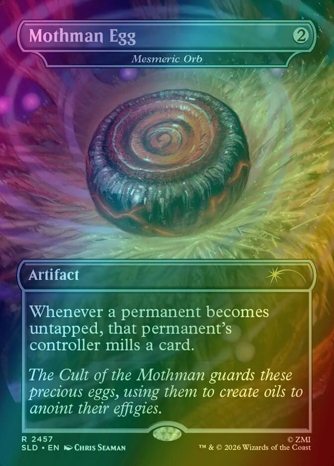 Mothman Egg - Mesmeric Orb [2457] [Borderless] [Fallout: Rad] [Secret Lair Drop] [Foil]