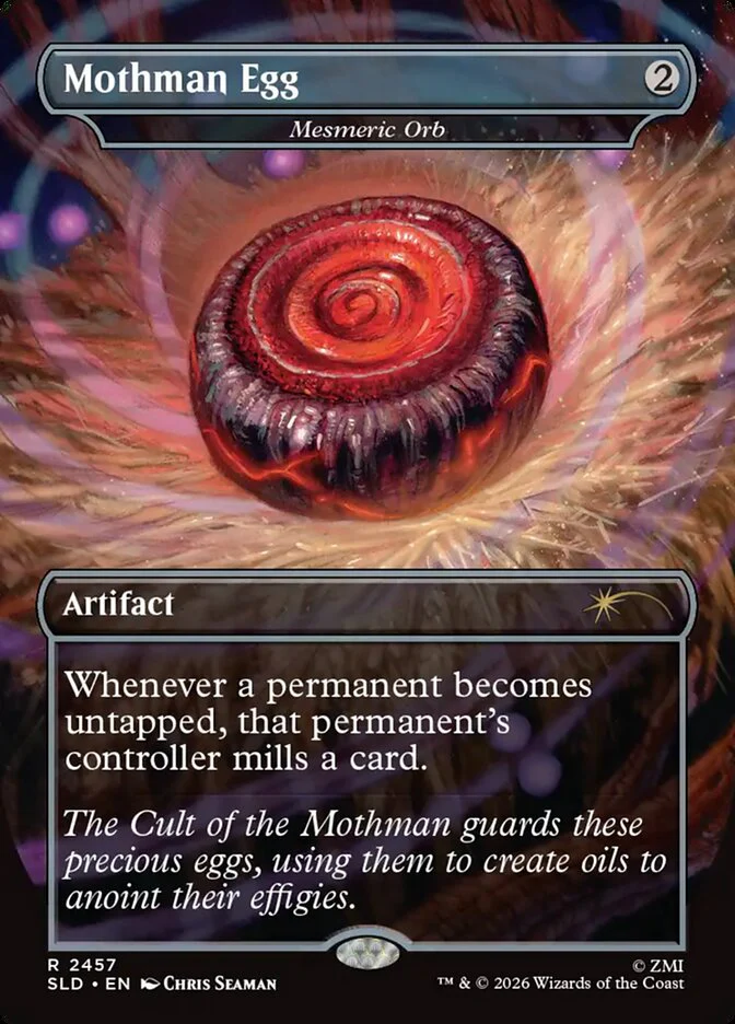 Mothman Egg - Mesmeric Orb [2457] [Borderless] [Fallout: Rad] [Secret Lair Drop] [Non-Foil]