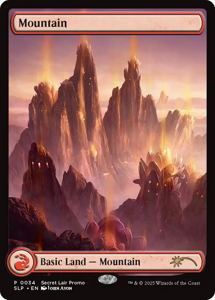 Mountain [0034] [Full Art] [Secret Lair Promo] [Non-Foil]