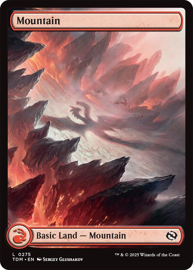 Mountain [275] [Full Art] [Dragon's Presence] [Tarkir: Dragonstorm] [Non-Foil]