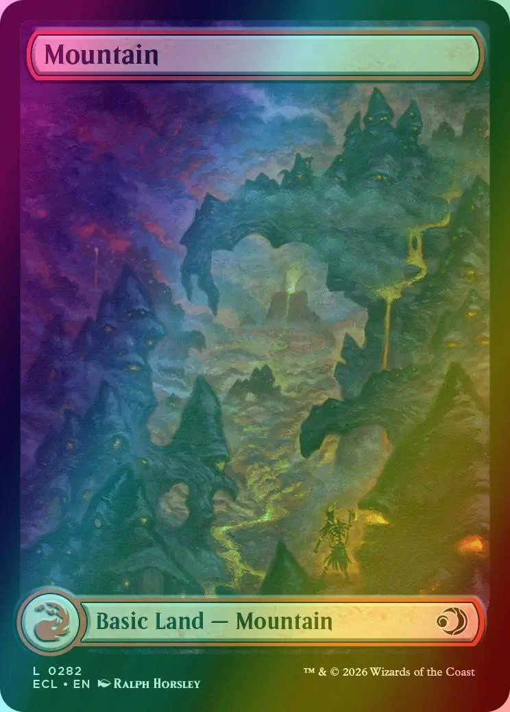 Mountain [282] [Full Art] [Shadowmoor] [Lorwyn Eclipsed] [Foil]