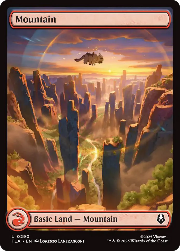 Mountain [290] [Full Art] [Appa] [Avatar: The Last Airbender] [Non-Foil]