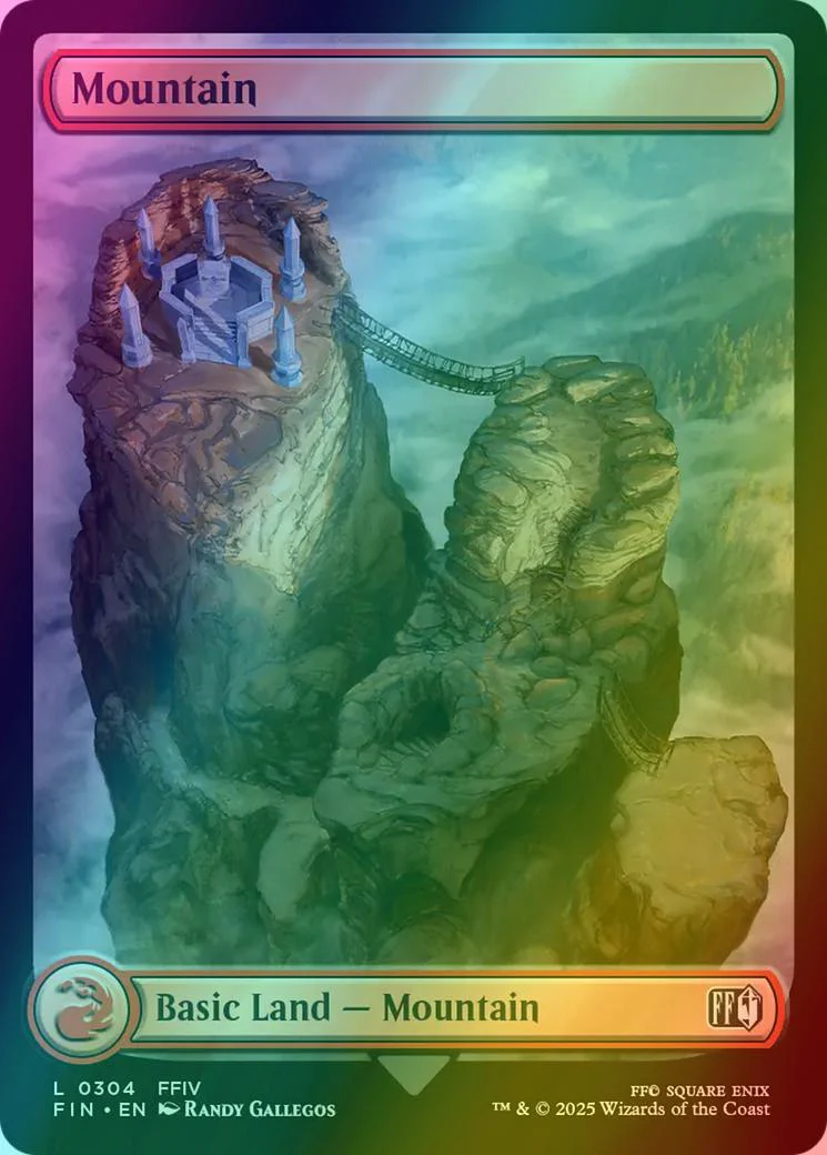 Mountain [304] [Full Art] [FINAL FANTASY] [Foil]
