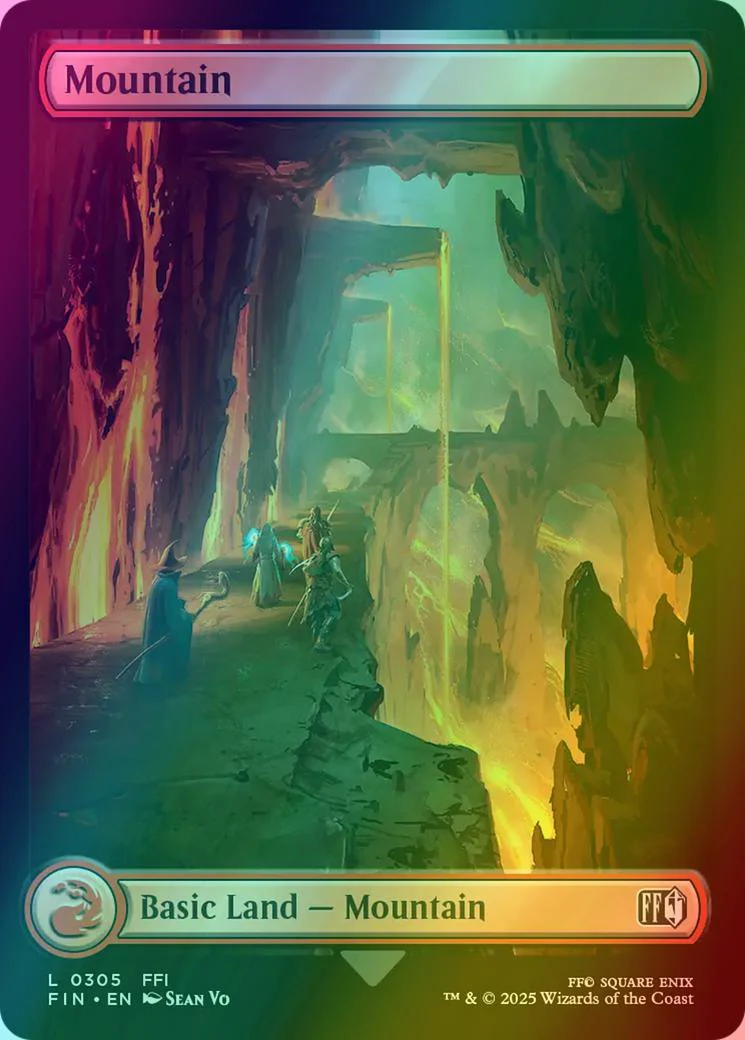 Mountain [305] [Full Art] [FINAL FANTASY] [Foil]