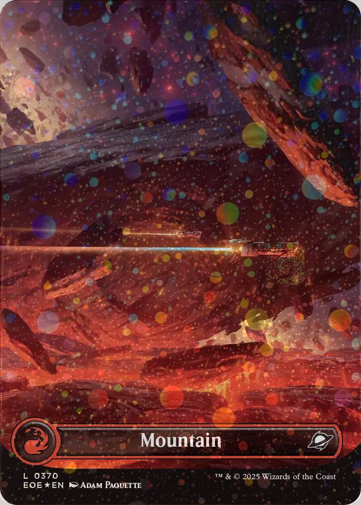 Mountain [370] [Borderless] [Celestial] [Edge of Eternities] [Galaxy Foil]