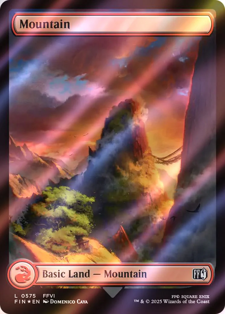 Mountain [575] [Full Art] [FINAL FANTASY] [Surge Foil]