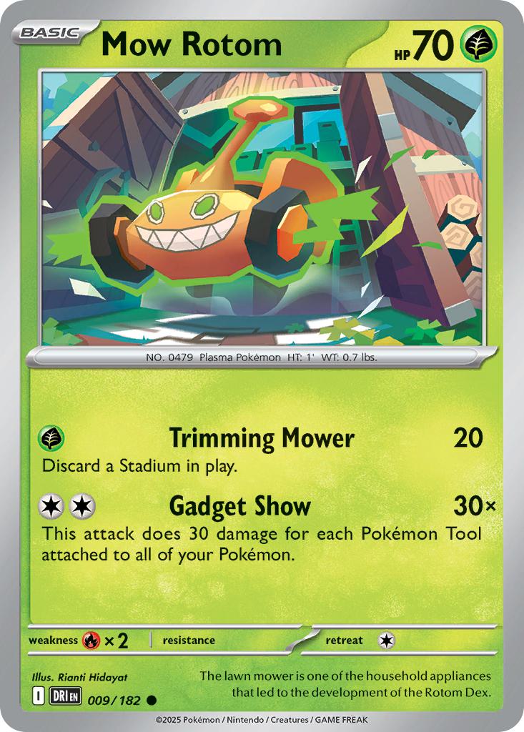 Mow Rotom - 009/182 - Common [sv10-009] [Non-Holo]