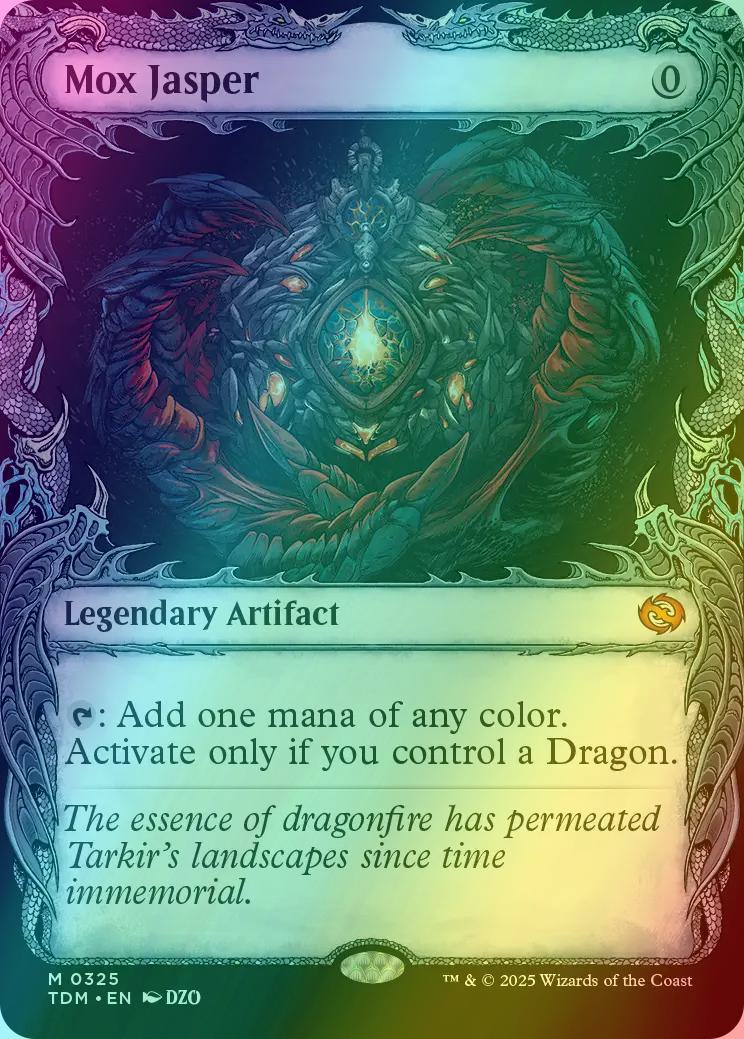 Mox Jasper [325] [Draconic Frame Showcase] [Tarkir: Dragonstorm] [Foil]