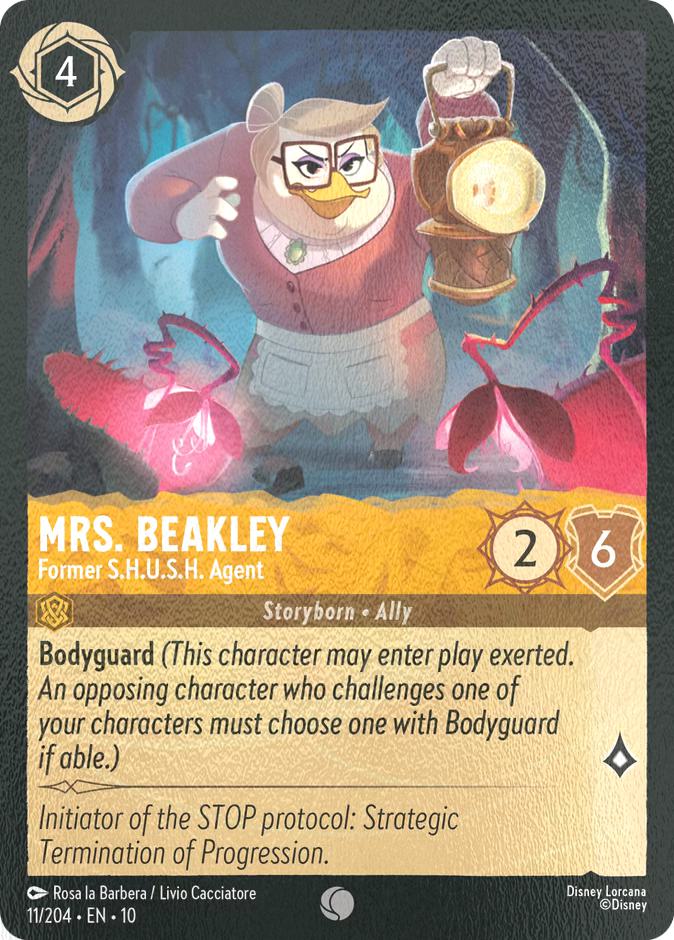 Mrs. Beakley - Former S.H.U.S.H. Agent - 11/204 [Whispers in the Well] [Cold Foil]