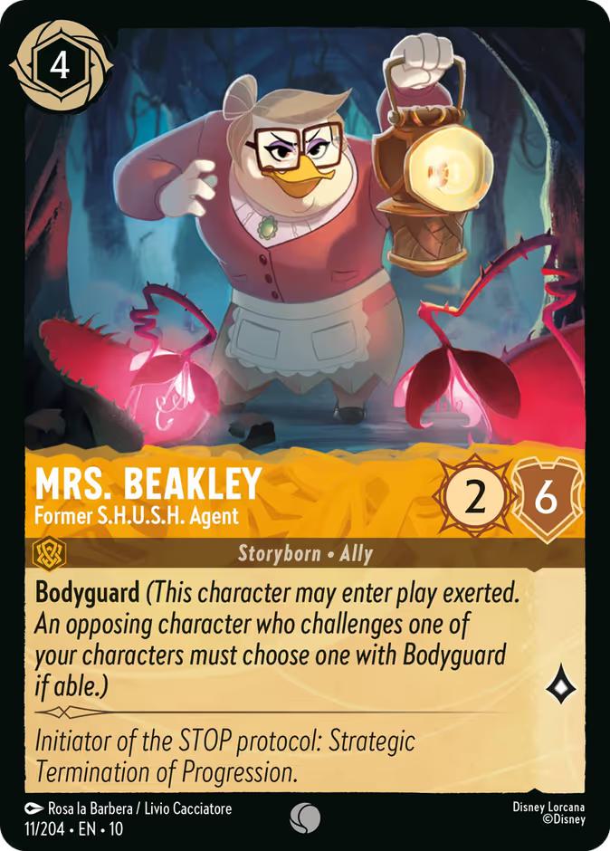 Mrs. Beakley - Former S.H.U.S.H. Agent - 11/204 [Whispers in the Well] [Non-Foil]