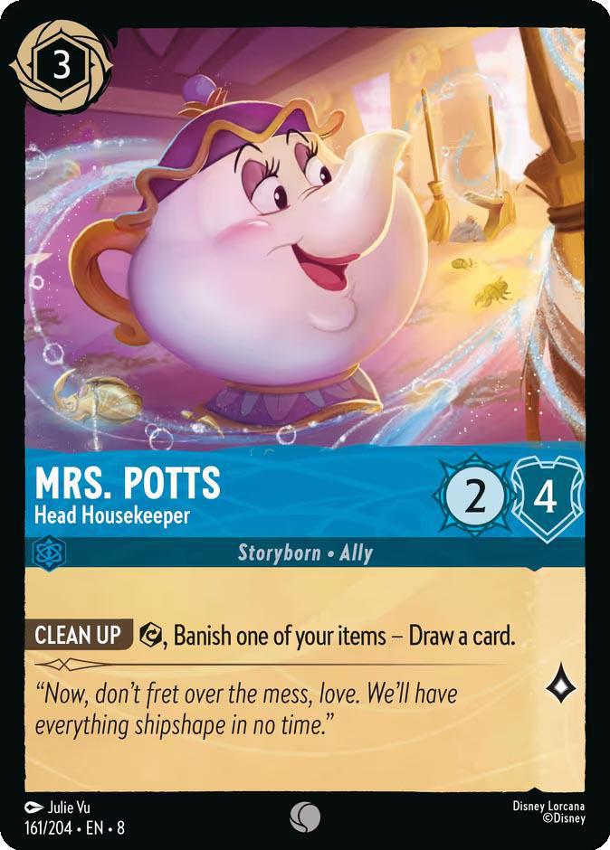Mrs. Potts - Head Housekeeper - 161/204 [Reign of Jafar] [Non-Foil]