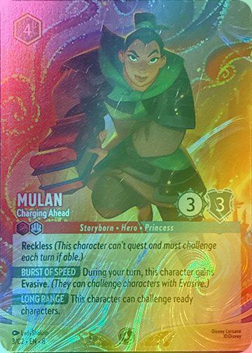 Mulan - Charging Ahead - 3/C2 [Disney Lorcana Promo Cards] [Holofoil]