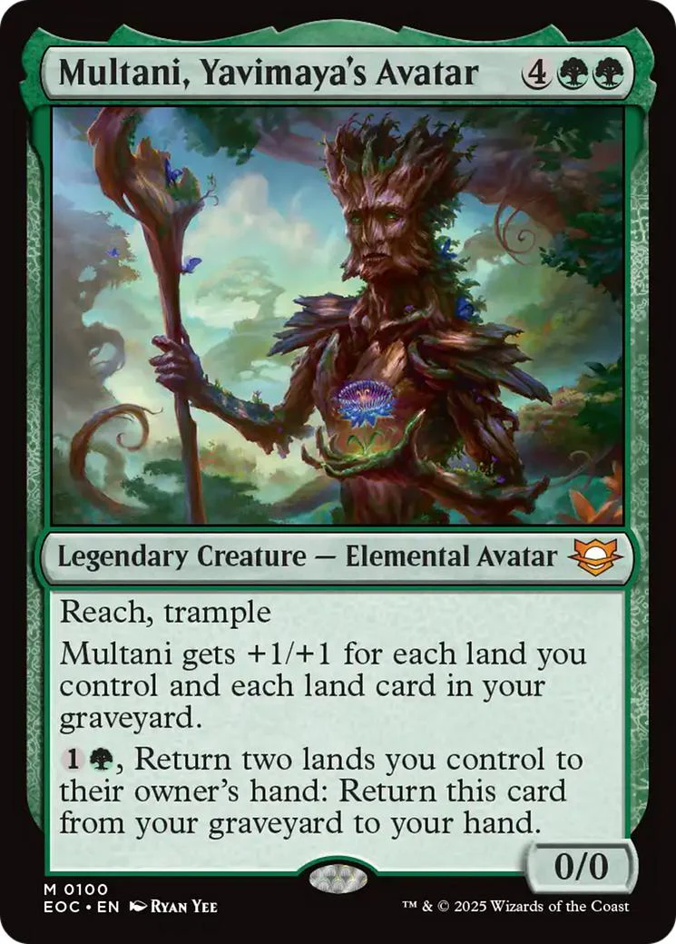 Multani, Yavimaya's Avatar [100] [Edge of Eternities: Commander] [Non-Foil]