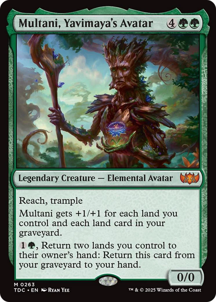 Multani, Yavimaya's Avatar [263] [Tarkir: Dragonstorm: Commander] [Non-Foil]