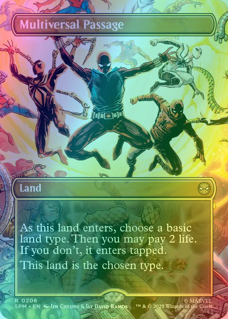 Multiversal Passage [206] [Borderless] [Scene] [Marvel's Spider-Man] [Foil]