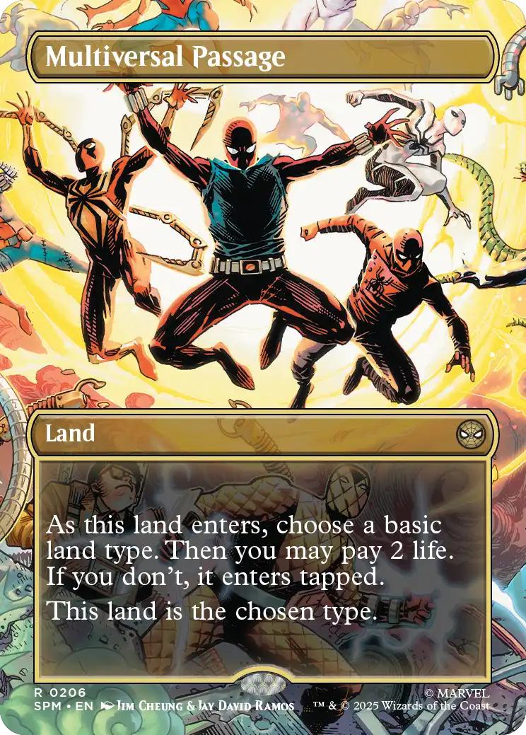 Multiversal Passage [206] [Borderless] [Scene] [Marvel's Spider-Man] [Non-Foil]