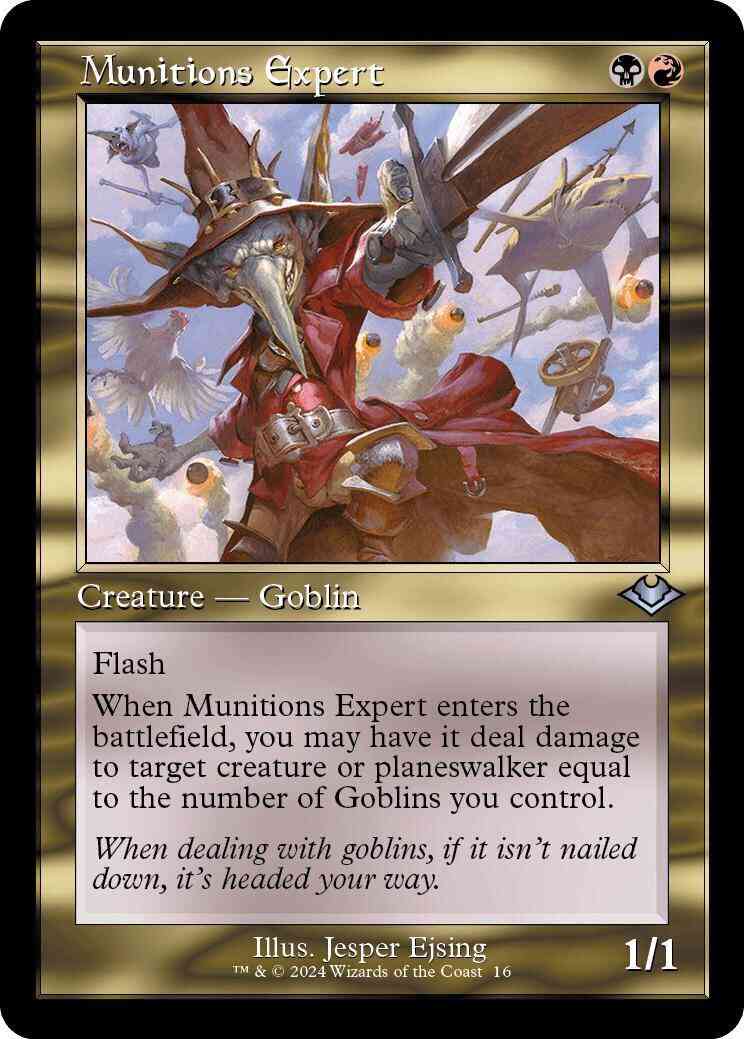 Munitions Expert [16] [Retro Frame] [Modern Horizons Retro Reprints] [Non-Foil]