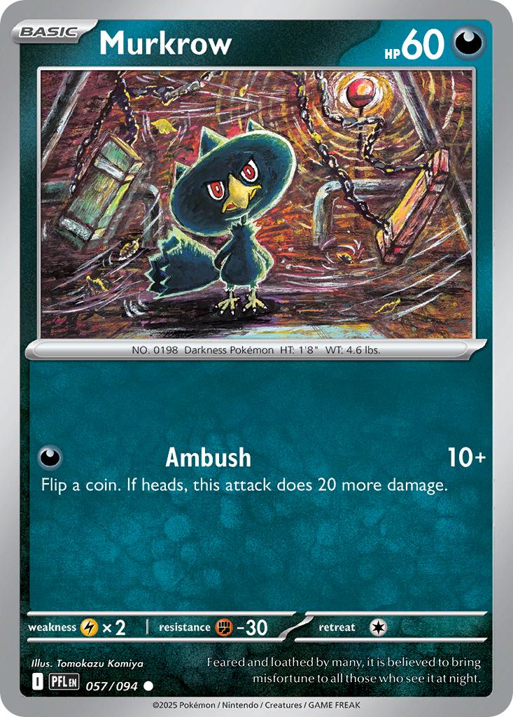 Murkrow - 057/094 - Common [me02-057] [Non-Holo]