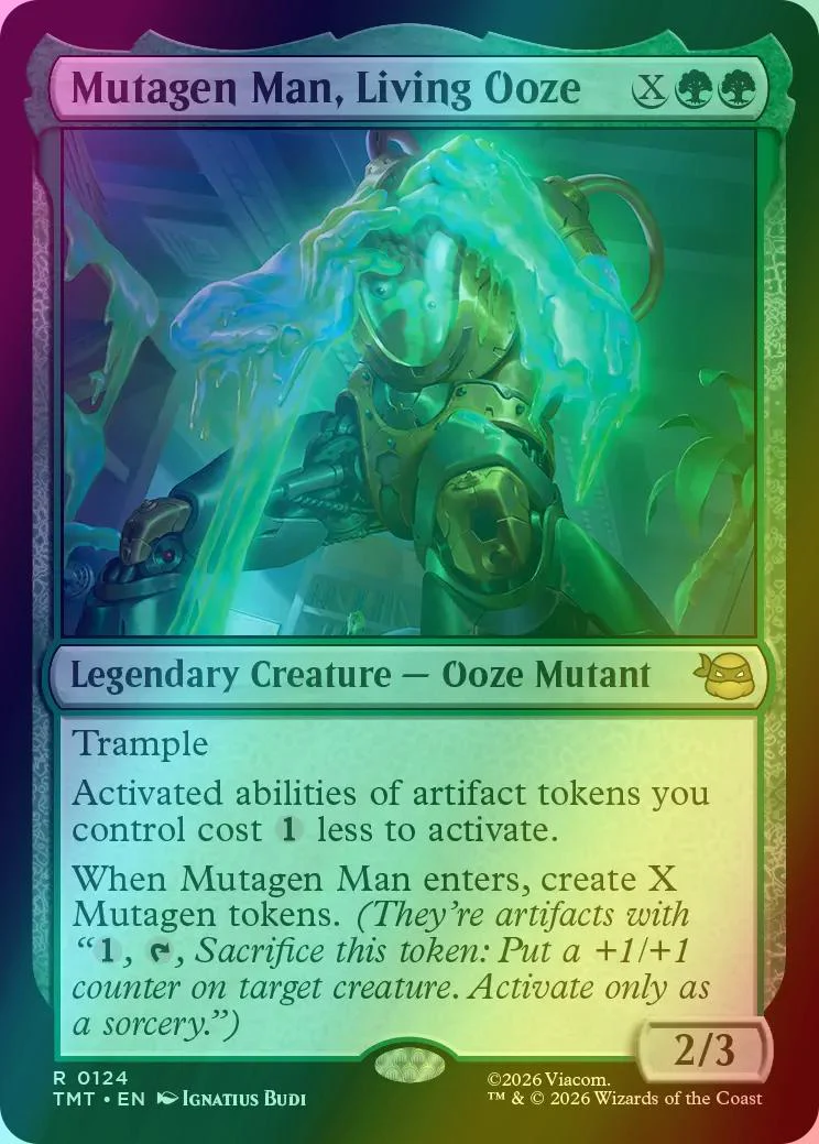 Mutagen Man, Living Ooze [124] [Teenage Mutant Ninja Turtles] [Foil]