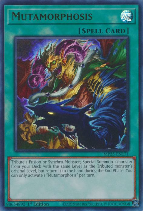 Mutamorphosis - MP25-EN171 - Ultra Rare - 1st Edition