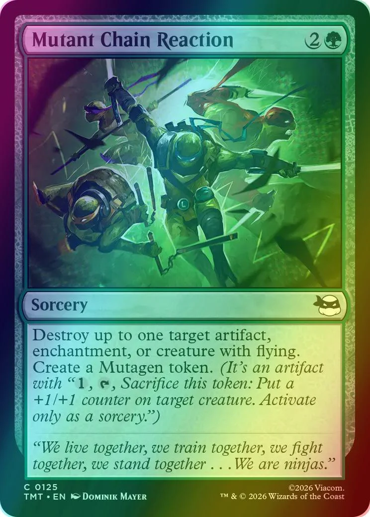 Mutant Chain Reaction [125] [Teenage Mutant Ninja Turtles] [Foil]