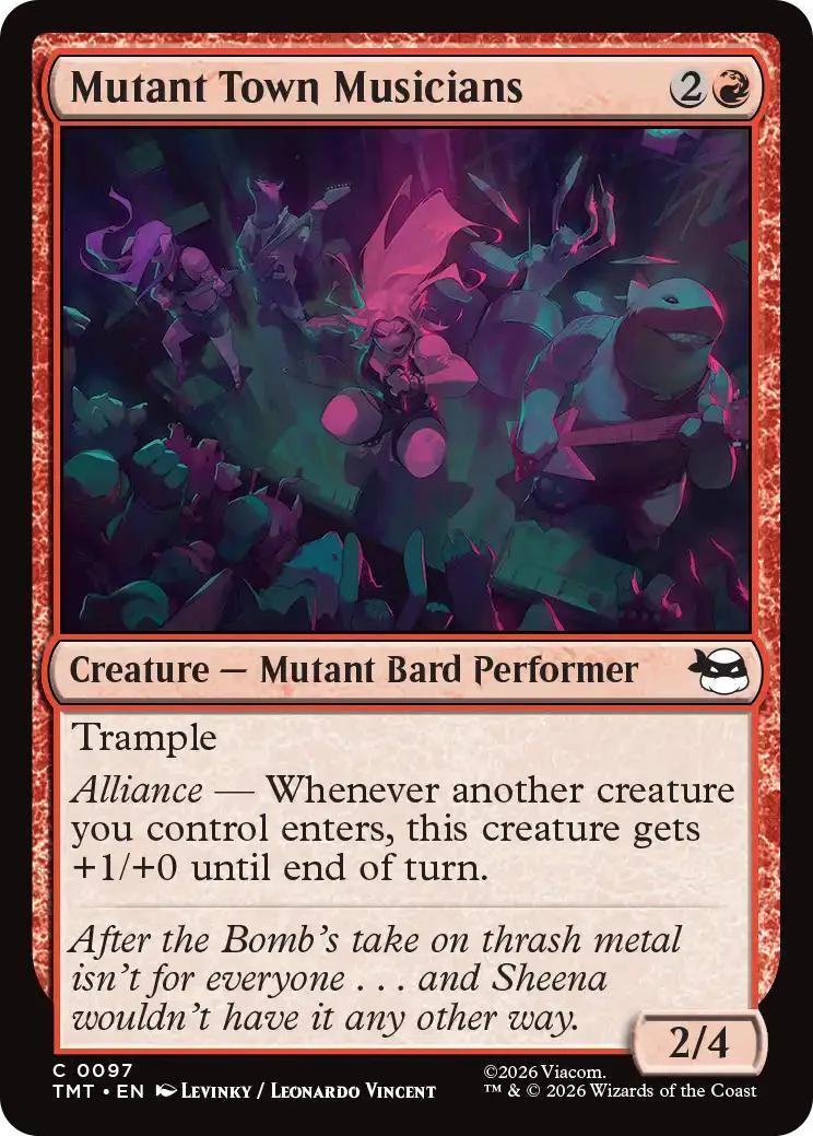 Mutant Town Musicians [97] [Teenage Mutant Ninja Turtles] [Non-Foil]