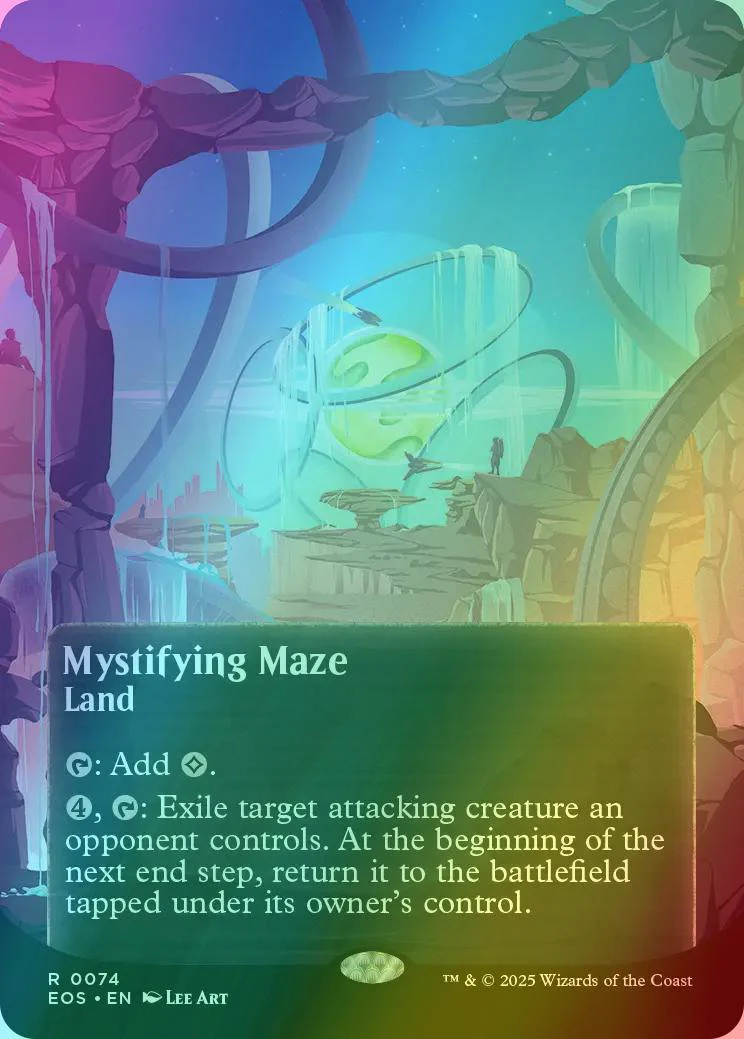 Mystifying Maze [74] [Borderless] [Poster] [Edge of Eternities: Stellar Sights] [Foil]