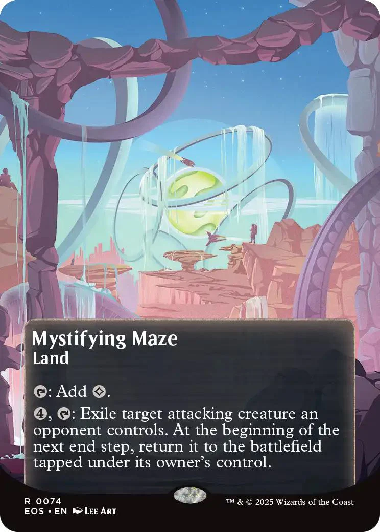 Mystifying Maze [74] [Borderless] [Poster] [Edge of Eternities: Stellar Sights] [Non-Foil]