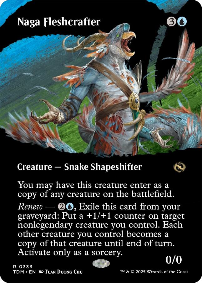 Naga Fleshcrafter [333] [Borderless] [Clan] [Tarkir: Dragonstorm] [Non-Foil]