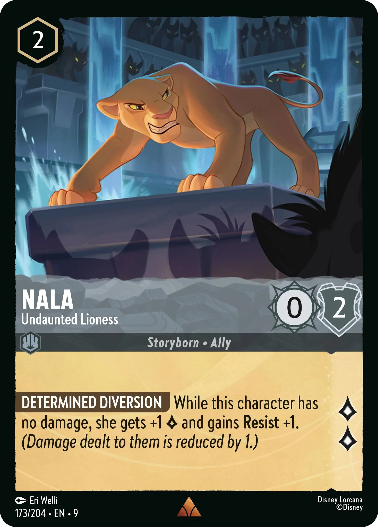 Nala - Undaunted Lioness - 173/204 [Fabled] [Non-Foil]