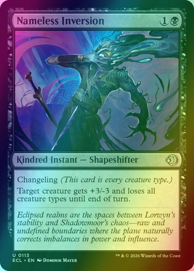 Nameless Inversion [113] [Lorwyn Eclipsed] [Foil]