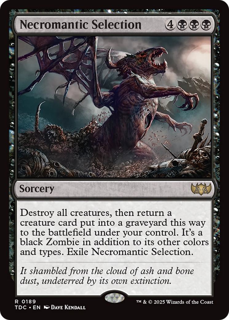 Necromantic Selection [189] [Tarkir: Dragonstorm: Commander] [Non-Foil]