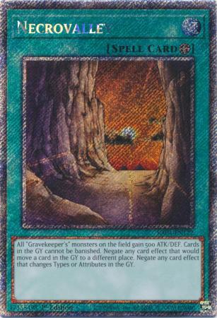 Necrovalley - RA04-EN122 - Platinum Secret Rare - 1st Edition
