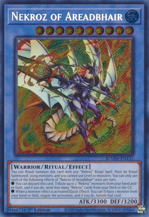 Nekroz of Areadbhair - BLMM-EN135 - Secret Rare - 1st Edition