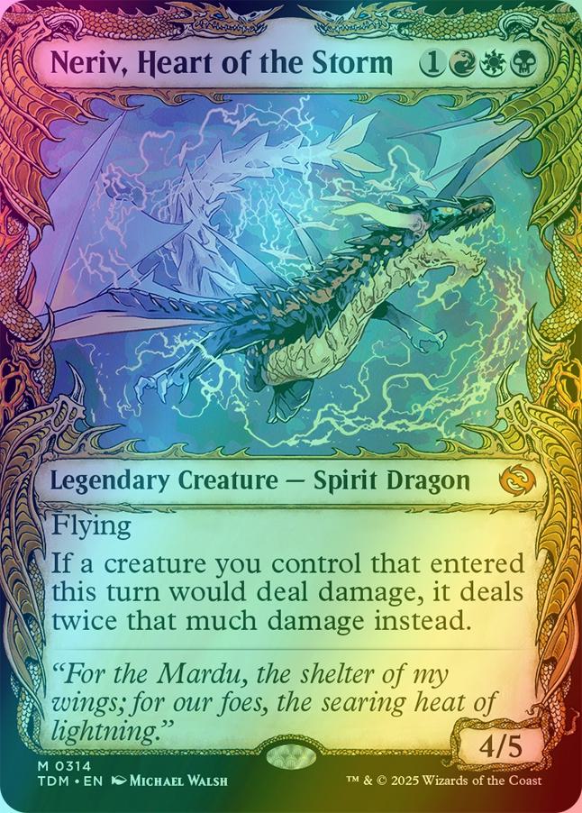 Neriv, Heart of the Storm [314] [Draconic Frame Showcase] [Tarkir: Dragonstorm] [Foil]